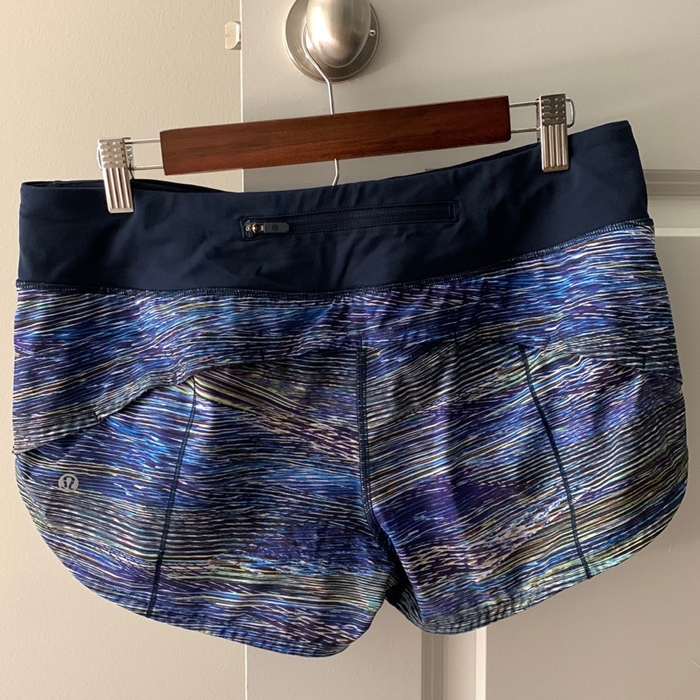 Lululemon speed up shorts size 8 regular